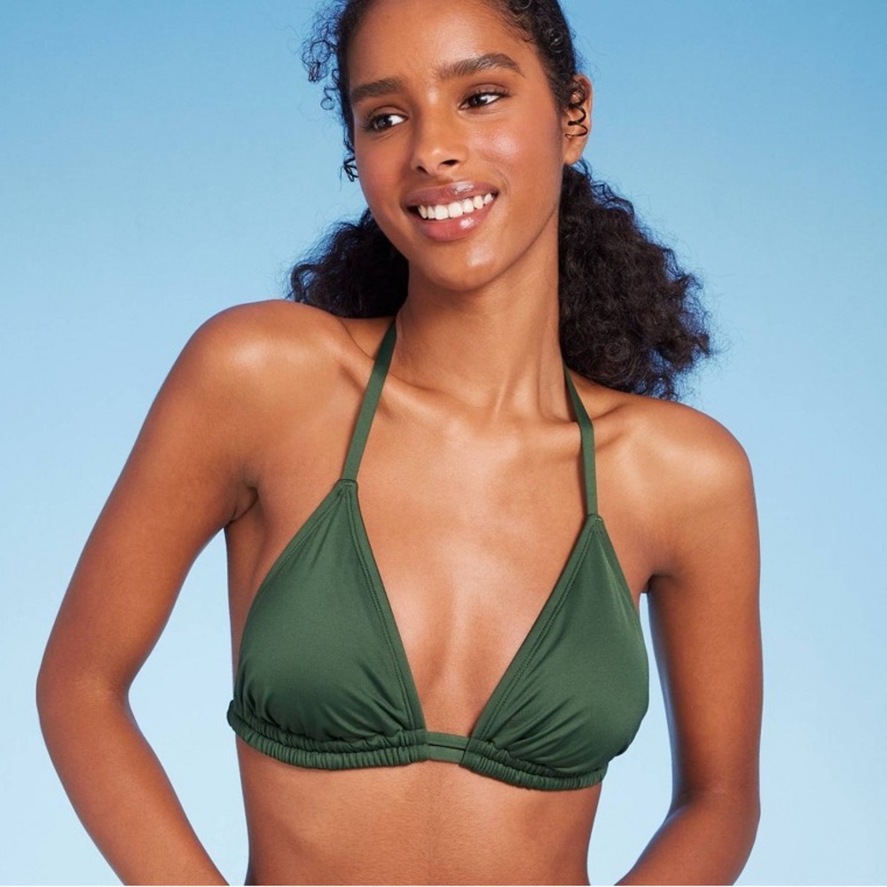 💙Women's Triangle Halter Bikini Top